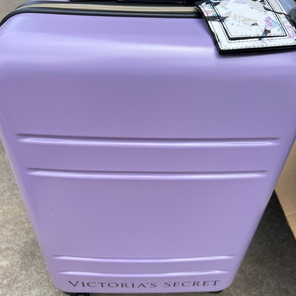 Va hard case wheelie carryon luggage backpack wallet short heart robe tote lilac - Picture 10 of 14